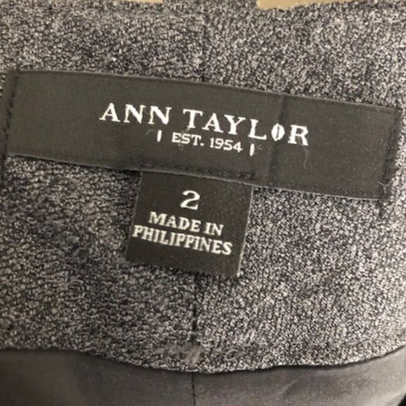 ANN TAYLOR DARK GREY TROUSERS - Picture 3 of 4
